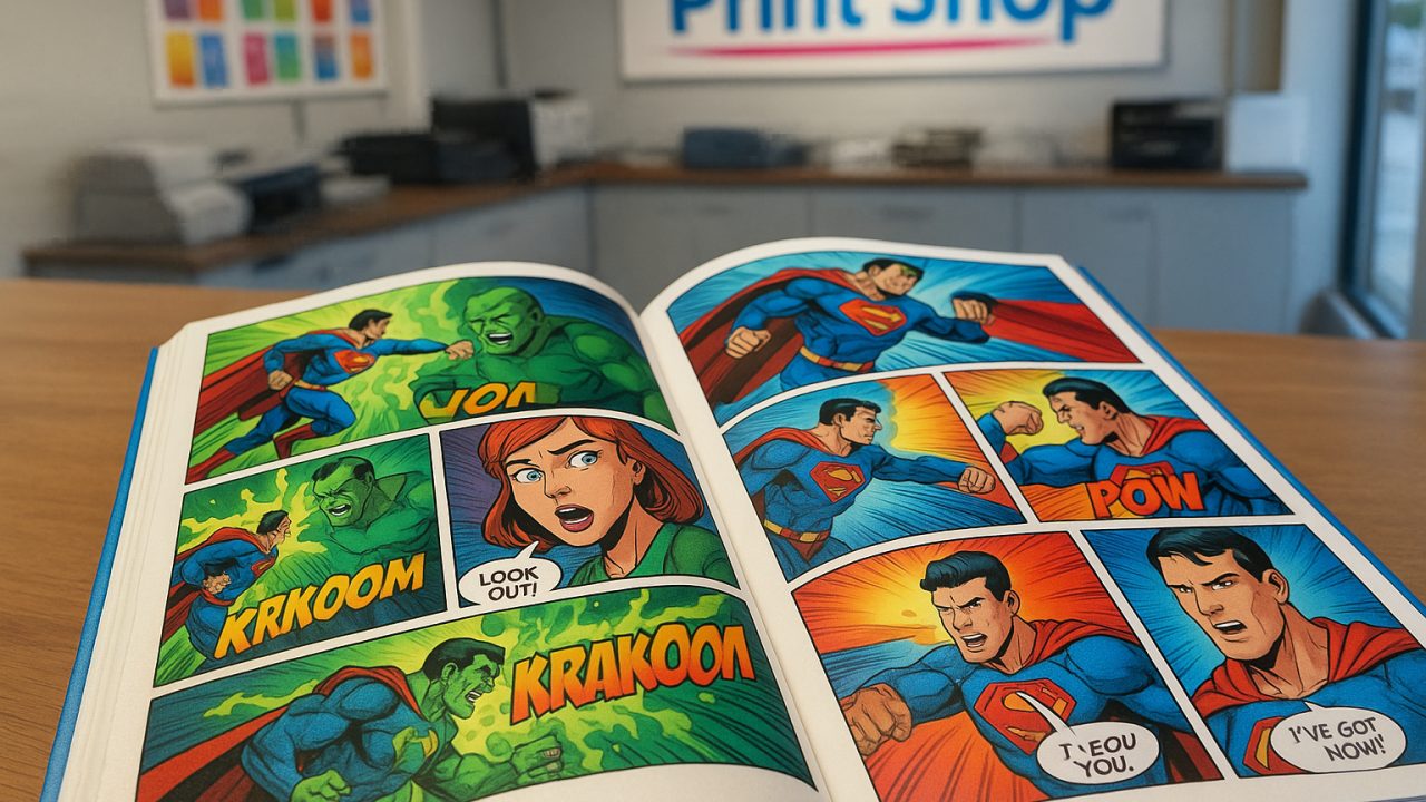 How to Print Comic Books or Graphic Novels: A Friendly Guide from Newstyle Print