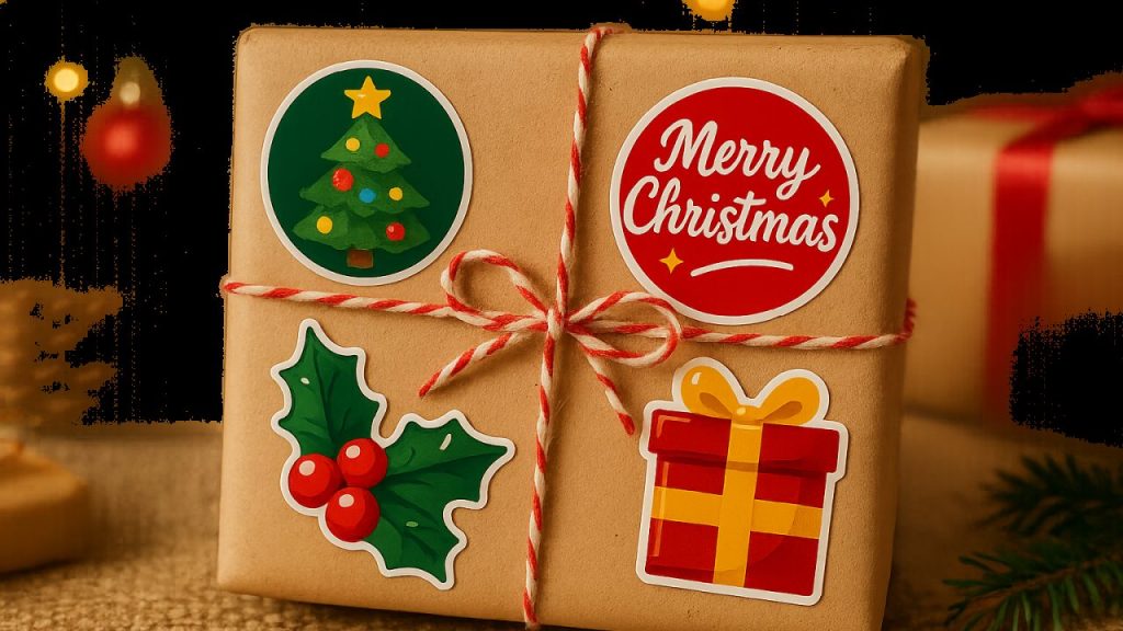 Premium Vinyl Stickers: Elevate Your Christmas Packaging & Limited-Edition Products
