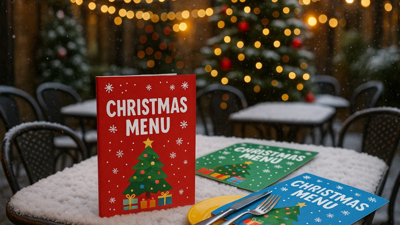 Why Synthetic Menus Are the Perfect Choice for Christmas-Themed Outdoor Dining