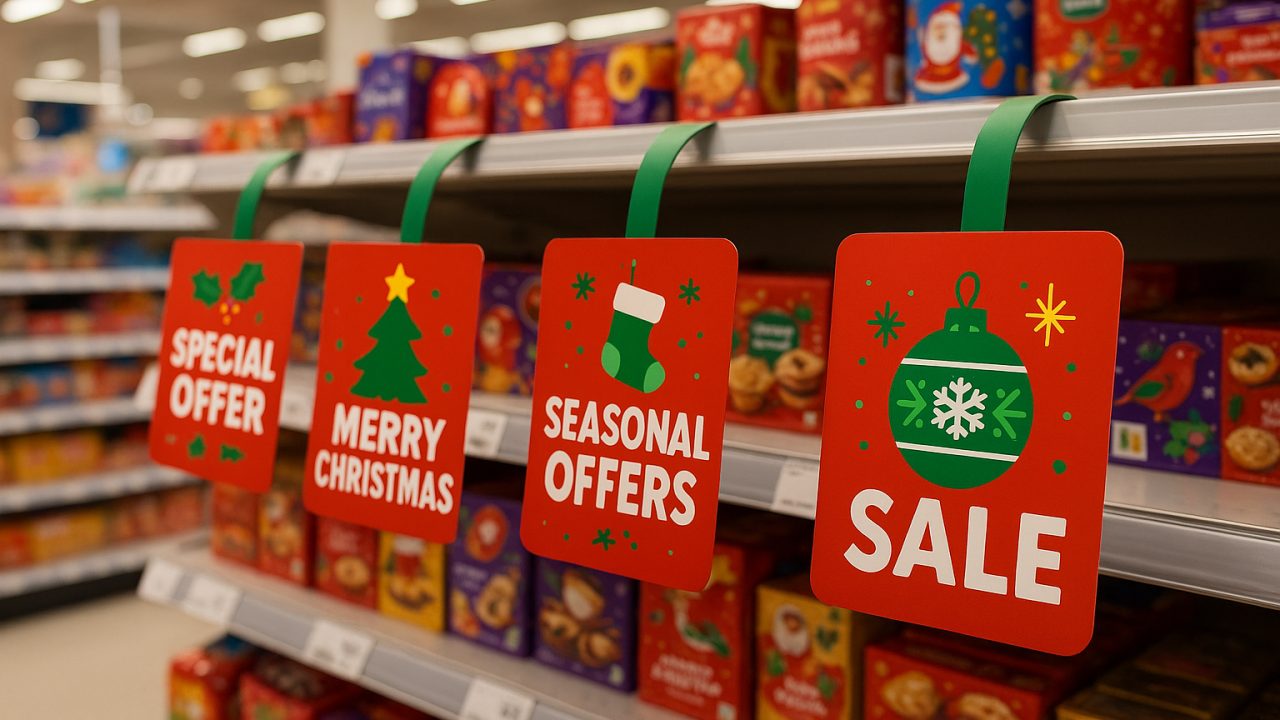 Creating Festive Shelf Wobblers That Highlight Your December Deals