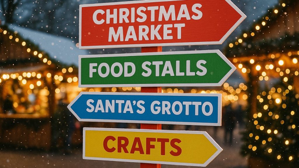Why Correx Signs Are Essential for Christmas Market Navigation