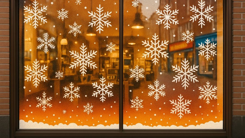 Why Perforated Window Vinyl Is Perfect for Winter-Themed Storefront Campaigns