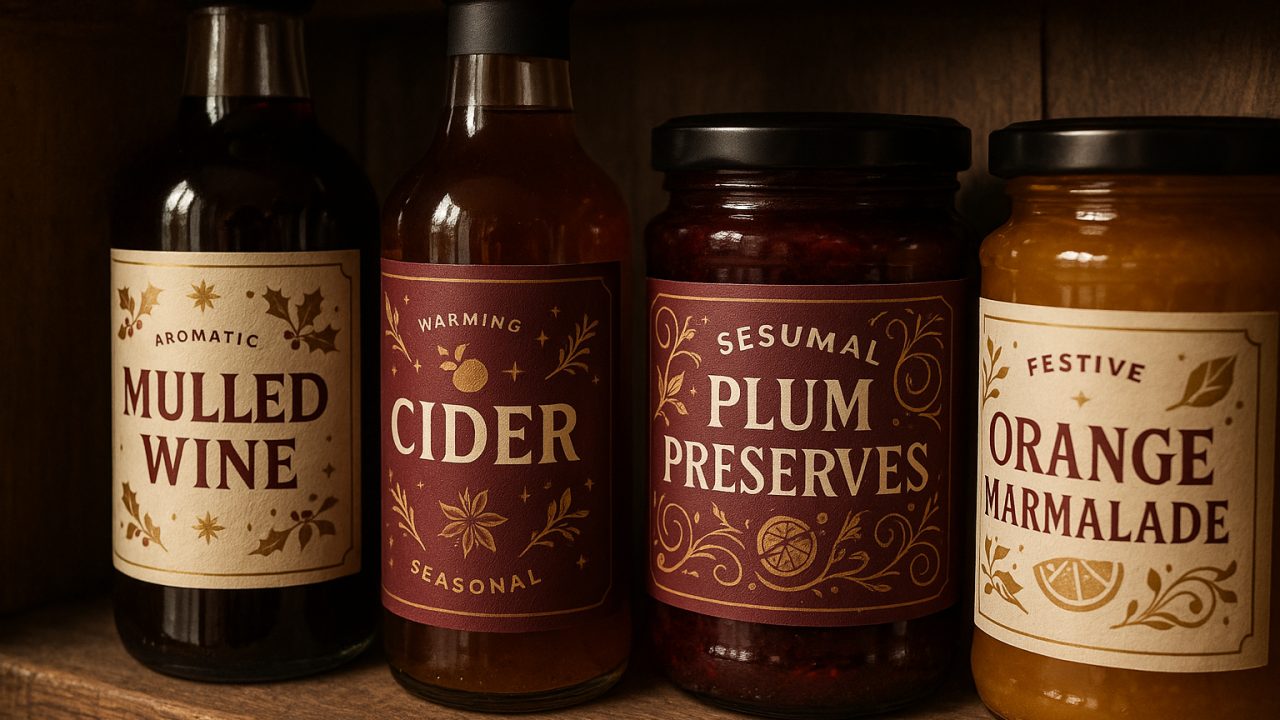 Premium Jar and Bottle Labels for Mulled Drinks and Seasonal Preserves: A Printing Guide from Newstyle Print