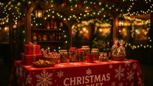 Premium Printed Tablecloths for Christmas Markets and Pop-Up Stalls: Make Your Stall Stand Out This Festive Season