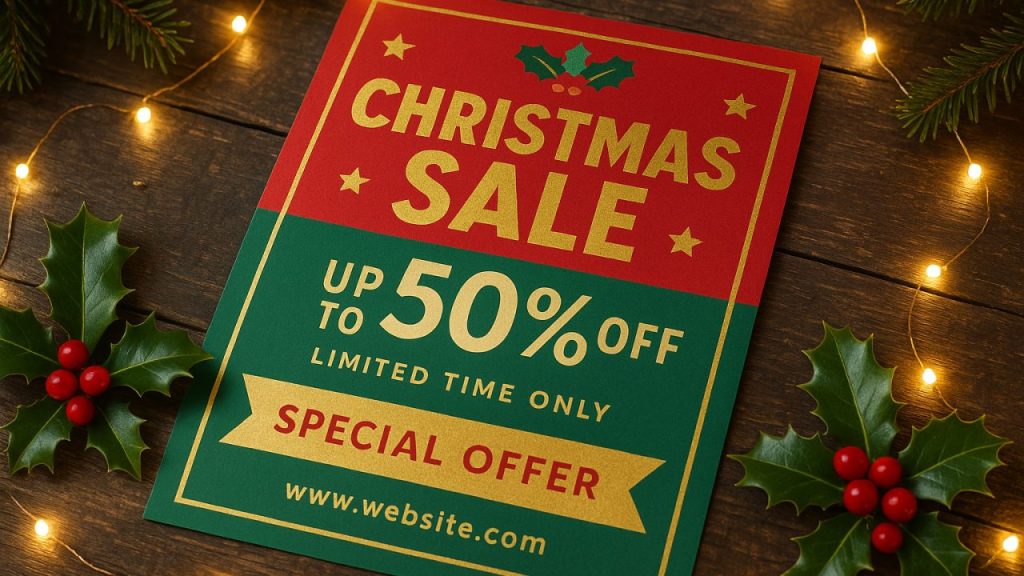 Premium Christmas Flyers to Brighten Your Seasonal In-Store Promotions