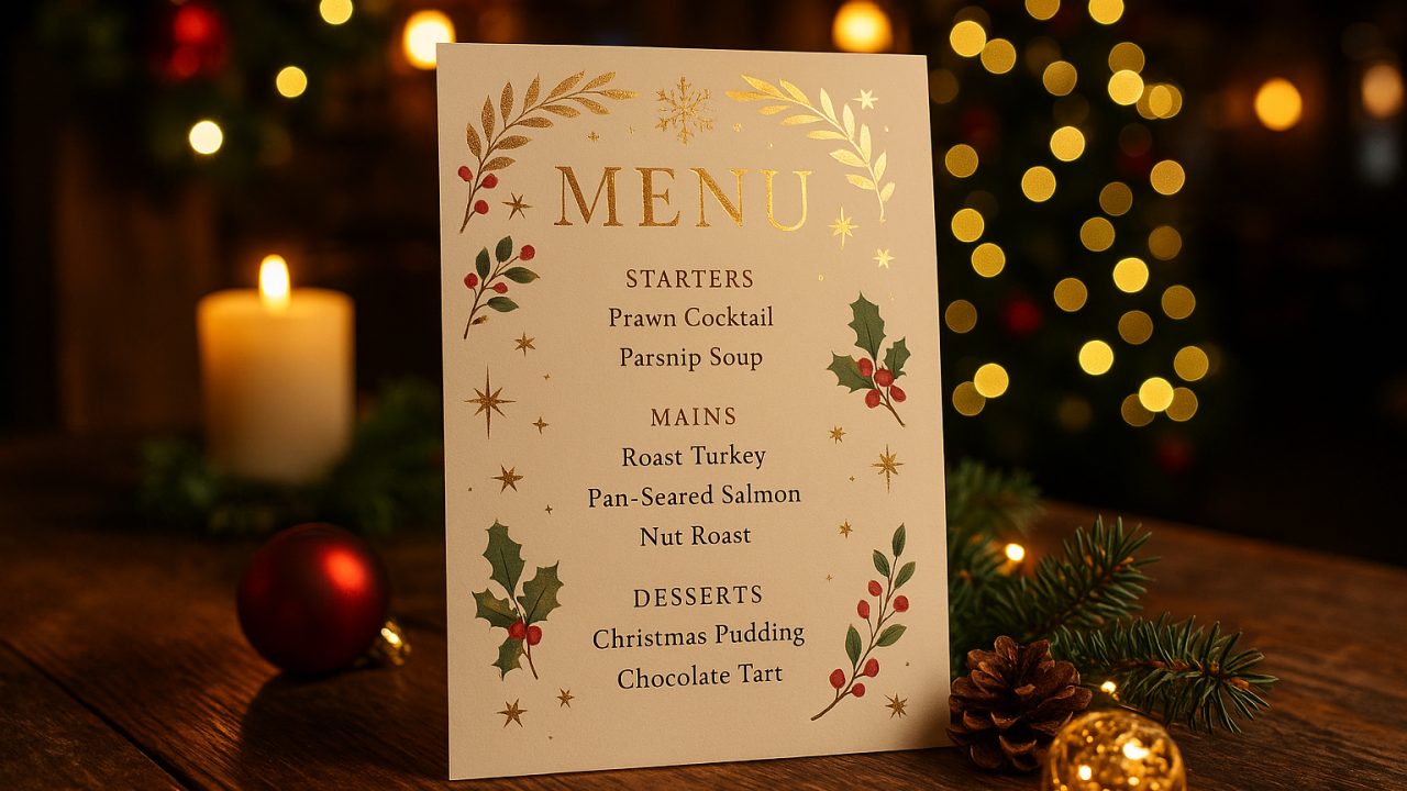 The Essential Guide to Printing Festive Menus for Restaurants and Pubs