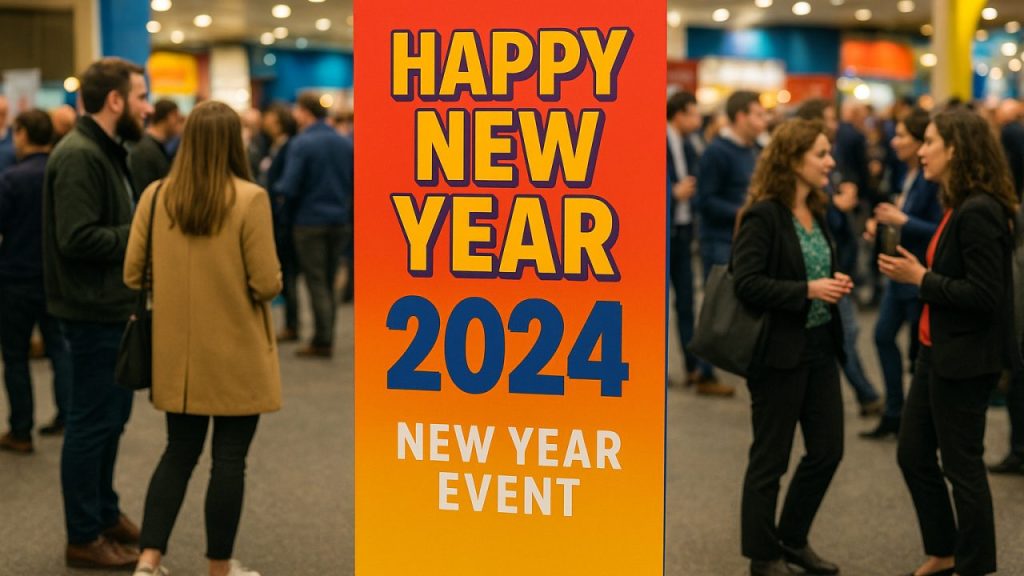Roller Banner Printing UK: A Must-Have for New Year Events