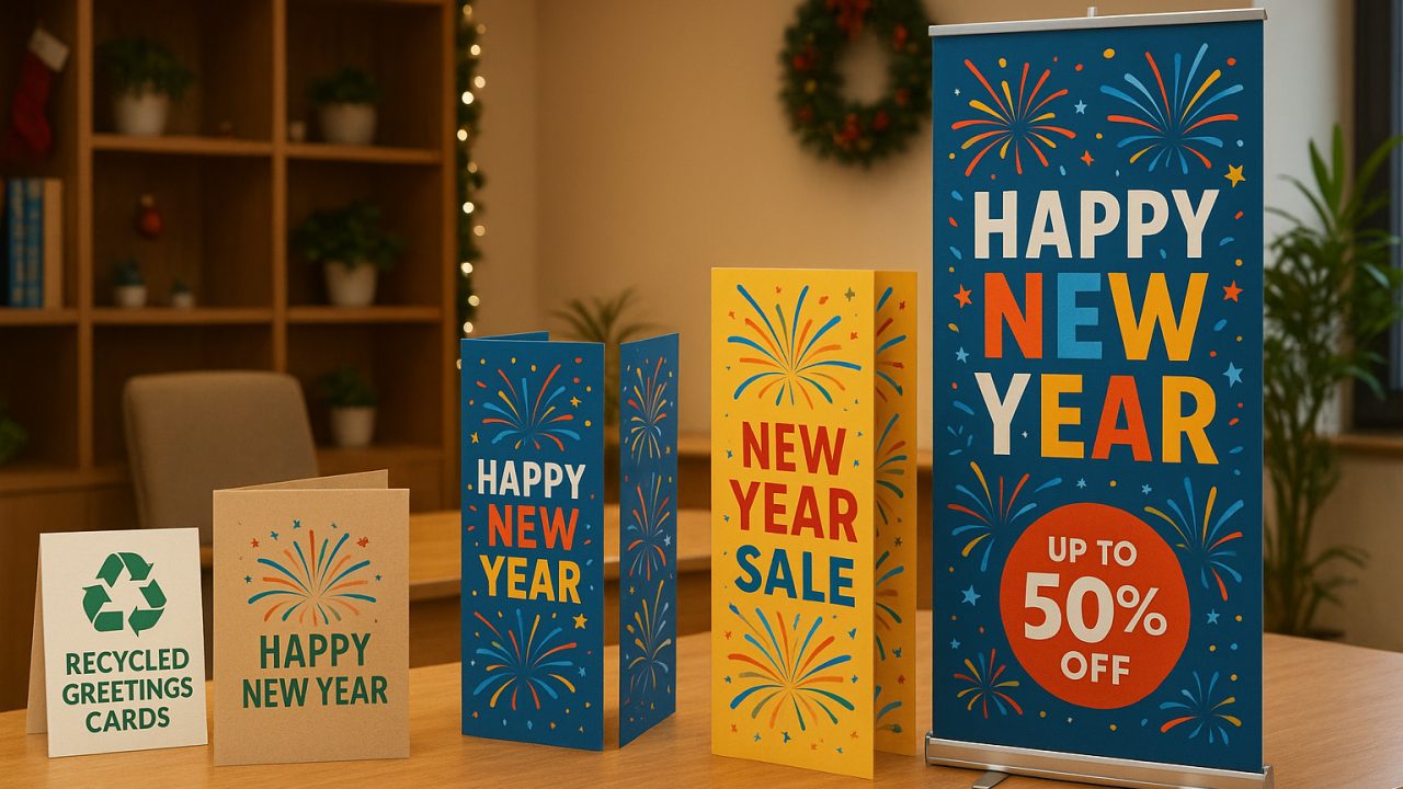New Year Marketing Materials That Earn Their Place