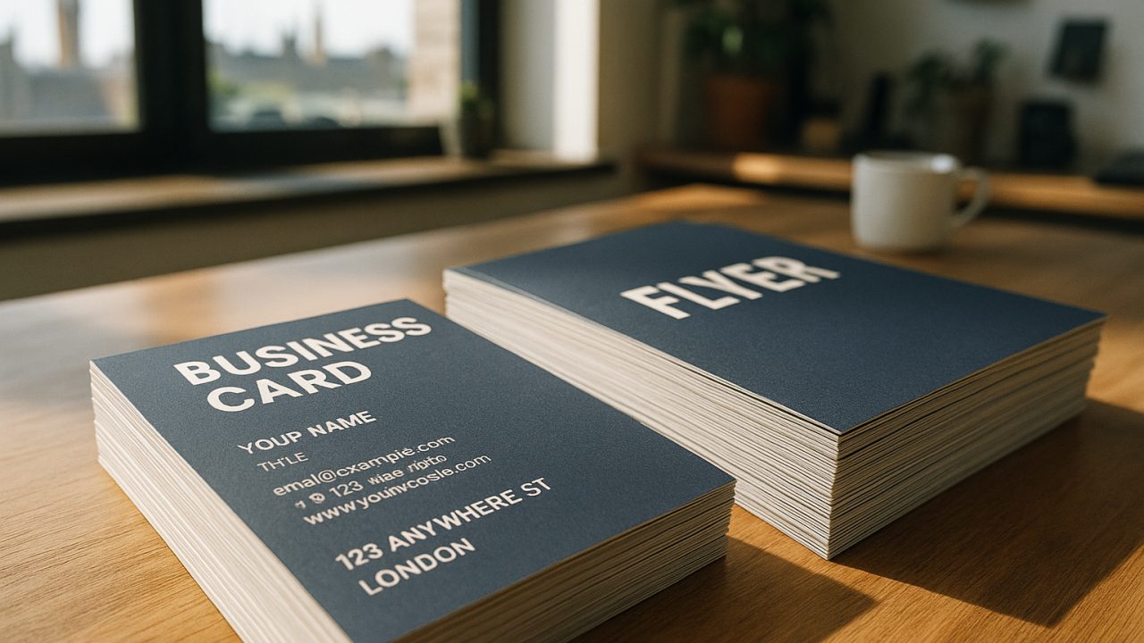 Need Printers in London for Business Card and Flyer Printing? Here’s What to Expect