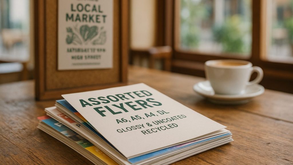 Flyer Printing in Oakham: Sizes, Paper Types and Best Uses