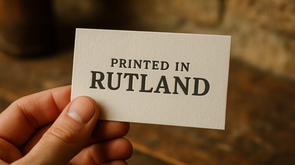 Business Cards Printed in Rutland for Local Networking