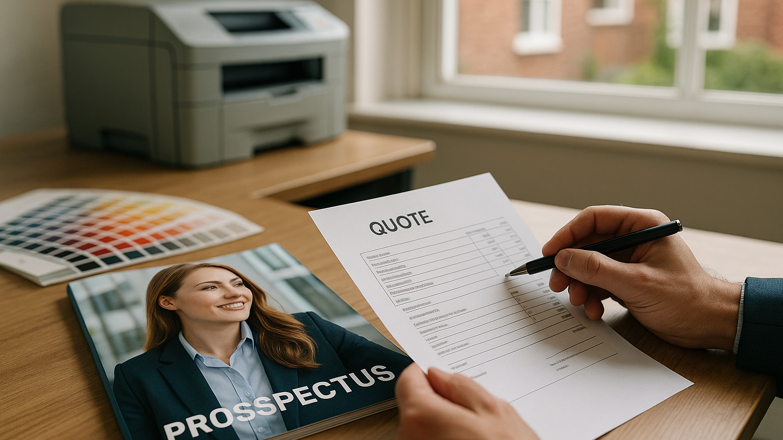 Prospectus Printing Quotes in the UK: What Should You Expect?