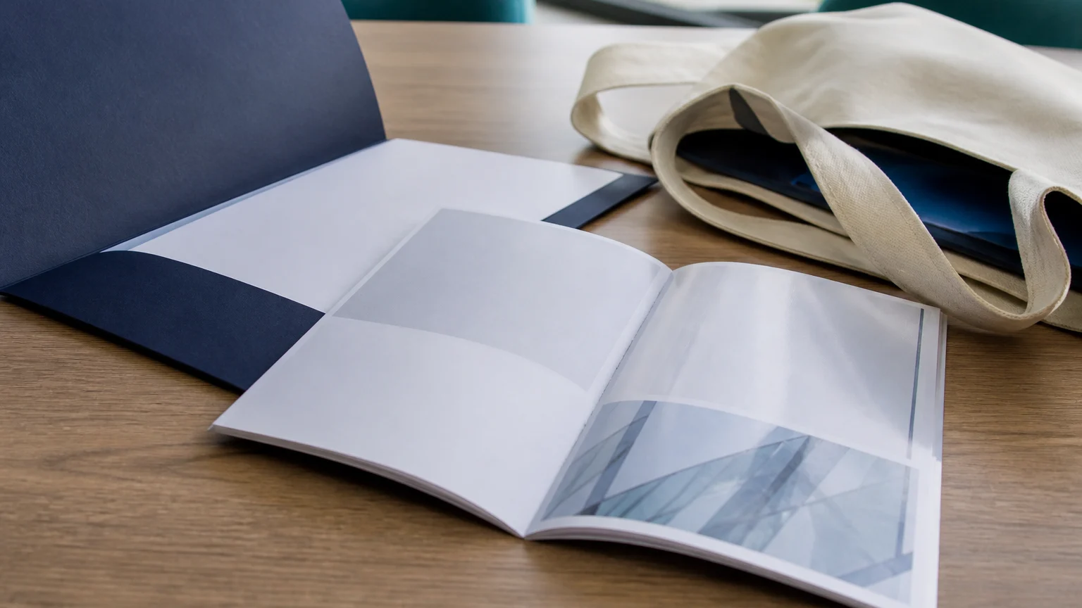 A5 stapled booklet printing service for a portable business information pack