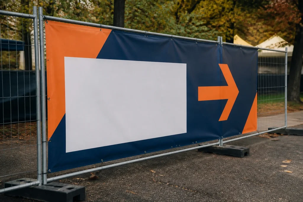 Clear high-contrast banner layout for a Guy Fawkes quiet zone