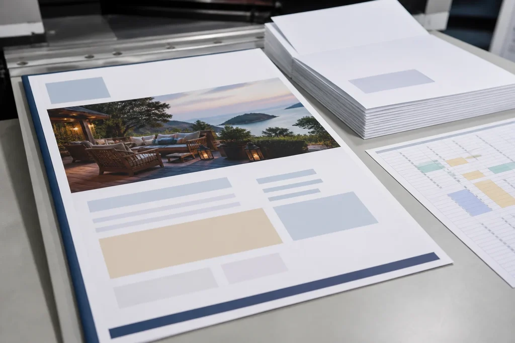 Personalised mailing proof matched with variable data fields for digital printing.